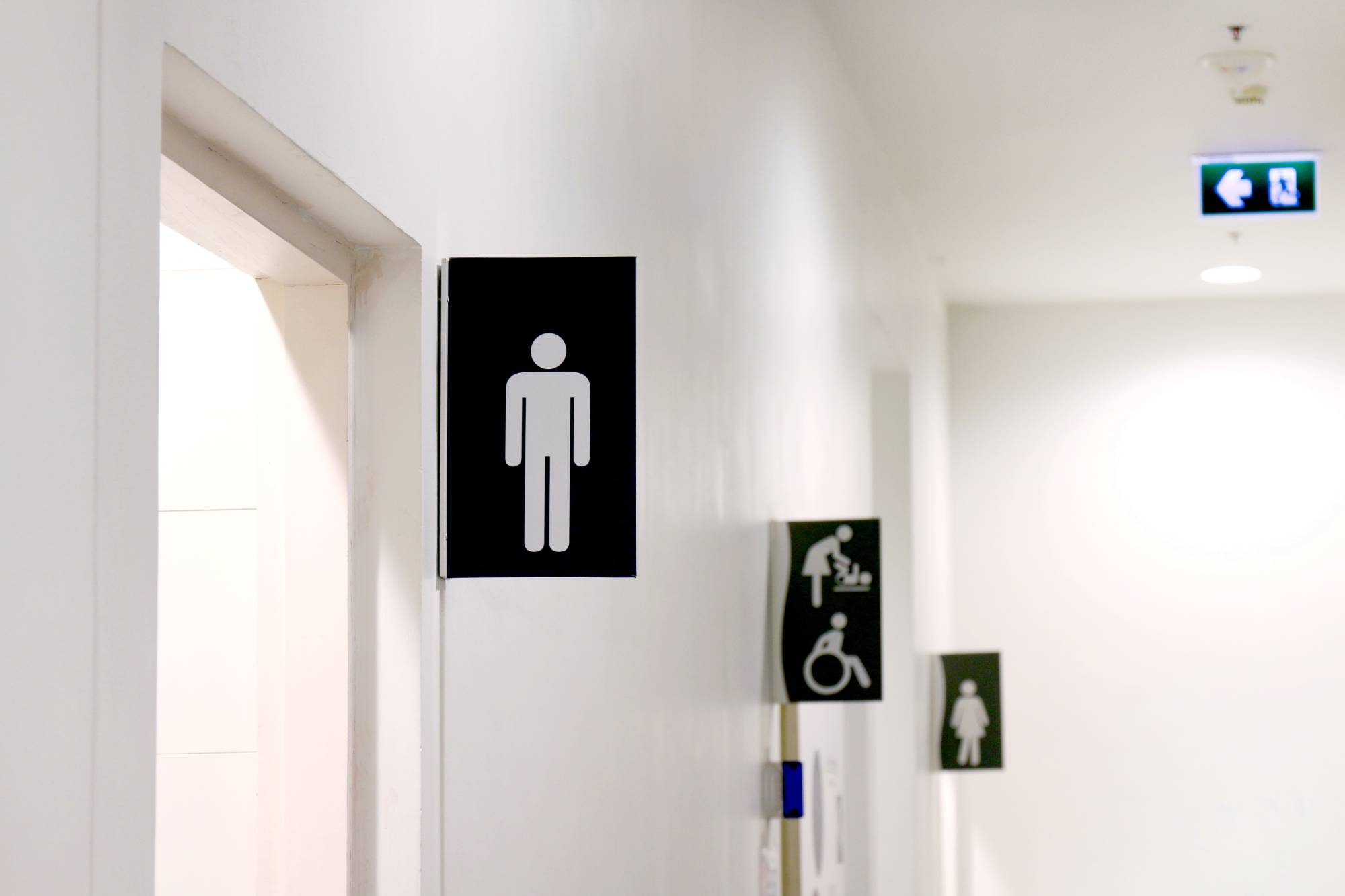 Use anonymous people counting data to improve restroom management