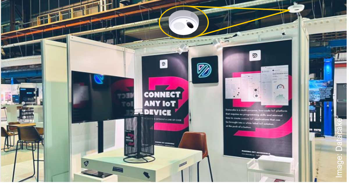People Counting L-XL LoRa showcased on Datacake IoT platform at The Things Conference